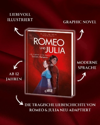 Buchcover und Innenansicht für das Buch: Romeo und Julia