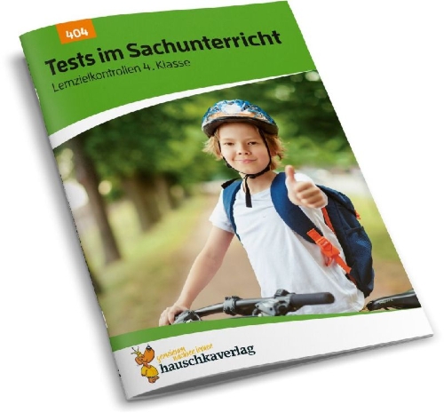 Buchcover und Innenansicht für das Buch: Übungsheft mit Tests im Sachunterricht 4. Klasse