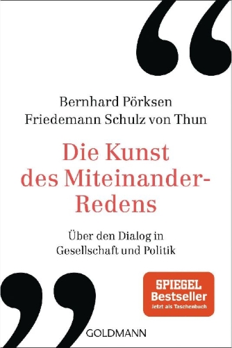 Buchcover und Innenansicht für das Buch: Die Kunst des Miteinander-Redens