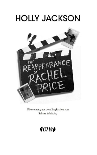 Buchcover und Innenansicht für das Buch: The Reappearance of Rachel Price (deutsche Ausgabe)