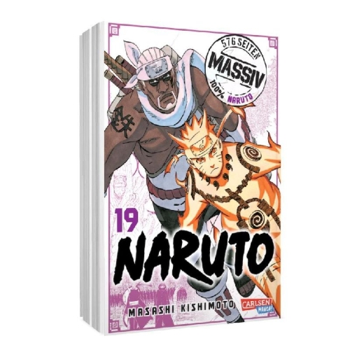 Buchcover und Innenansicht für das Buch: NARUTO Massiv 19