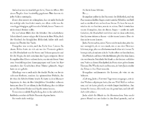 Buchcover und Innenansicht für das Buch: The Ballad of Never After