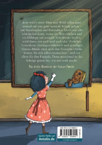 Buchcover und Innenansicht für das Buch: Willkommen bei den Grauses  3: Der normale Schulwahnsinn