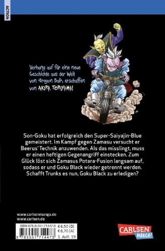 Buchcover und Innenansicht für das Buch: Dragon Ball Super