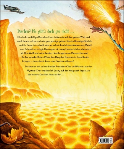 Buchcover und Innenansicht für das Buch: Lenny Hunter - Der Ring des Drachen (Bd. 4)