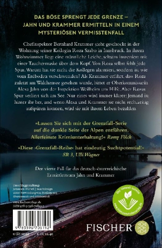 Buchcover und Innenansicht für das Buch: Grenzfall - In den Tiefen der Schuld