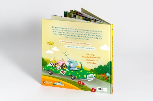 Buchcover und Innenansicht für das Buch: Alle Tiere auf Wort-Schatz-Suche