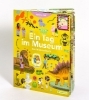 Buchcover und Innenansicht für das Buch: Ein Tag im Museum. Das Wimmelbuch