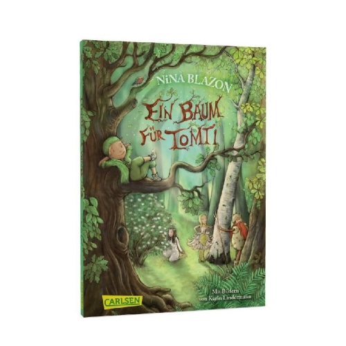 Buchcover und Innenansicht für das Buch: Ein Baum für Tomti
