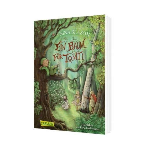Buchcover und Innenansicht für das Buch: Ein Baum für Tomti