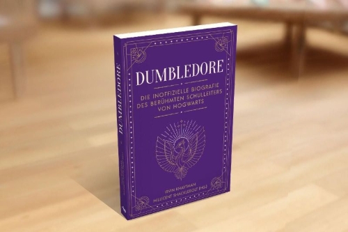 Buchcover und Innenansicht für das Buch: Dumbledore: The Life and Lies of Hogwarts's Renowned Headmaster: An Unofficial Exploration