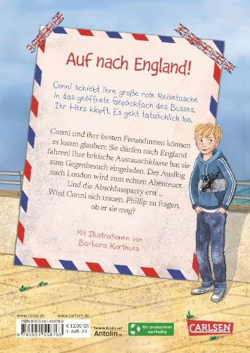 Buchcover und Innenansicht für das Buch: Conni & Co 6: Conni, Mandy und das große Wiedersehen