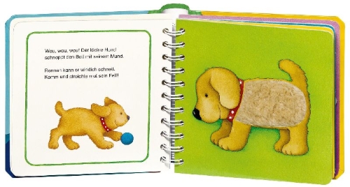 Buchcover und Innenansicht für das Buch: Mein erstes Fühlbuch
