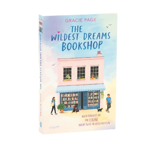 Buchcover und Innenansicht für das Buch: The Wildest Dreams Bookshop