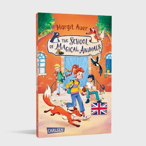 Buchcover und Innenansicht für das Buch: Die Schule der magischen Tiere 1: The School of Magical Animals (Englische Ausgabe mit Vokabelhilfen)