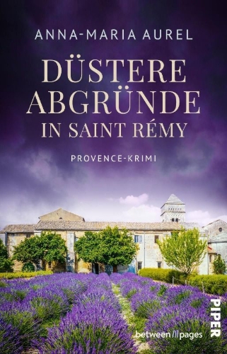 Buchcover und Innenansicht für das Buch: Düstere Abgründe in Saint Rémy