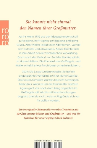 Buchcover und Innenansicht für das Buch: Frag nicht nach Agnes