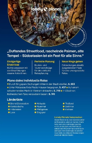 Buchcover und Innenansicht für das Buch: LONELY PLANET Reiseführer Südostasien
