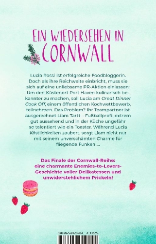 Buchcover und Innenansicht für das Buch: A Taste of Cornwall: Ein Rezept für Herzklopfen