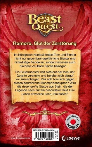 Buchcover und Innenansicht für das Buch: Flaymar the Scorched Blaze