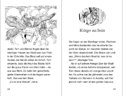 Buchcover und Innenansicht für das Buch: Flaymar the Scorched Blaze