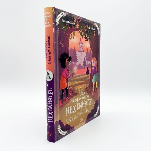 Buchcover und Innenansicht für das Buch: Das magimoxische Hexenhotel - Vorsicht, bissige Gäste!