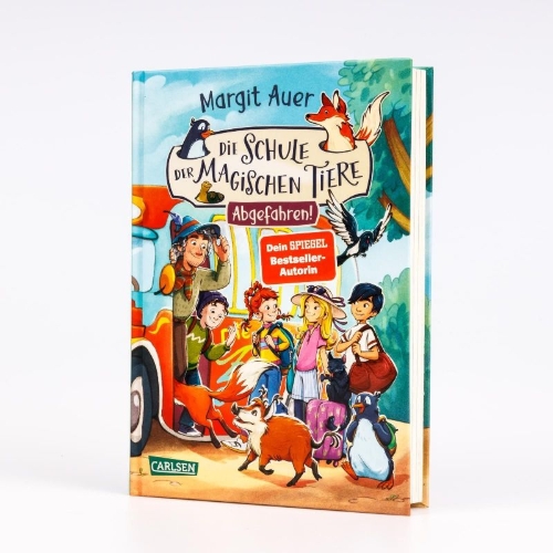 Buchcover und Innenansicht für das Buch: Die Schule der magischen Tiere Neuausgabe 4: Abgefahren!