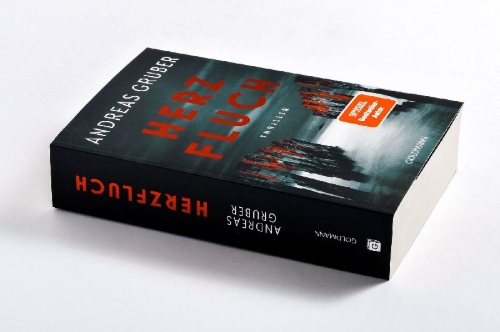 Buchcover und Innenansicht für das Buch: Herzfluch