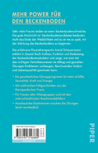 Buchcover und Innenansicht für das Buch: Powerzentrum Beckenboden