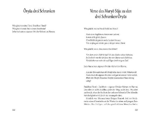 Buchcover und Innenansicht für das Buch: Die torlose Schranke - Mumonkan - Überarbeitete Neuausgabe