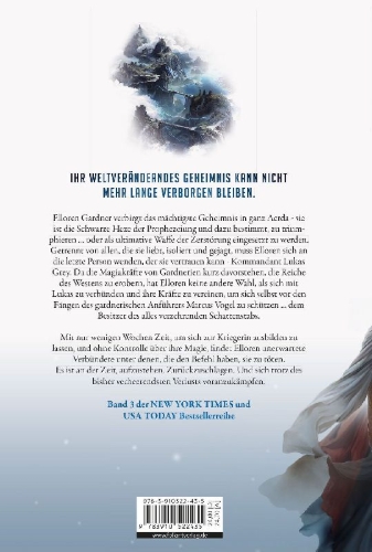Buchcover und Innenansicht für das Buch: THE SHADOW WAND