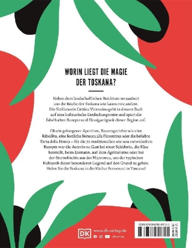Buchcover und Innenansicht für das Buch: Toskana in meiner Küche