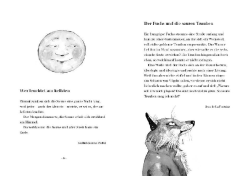 Buchcover und Innenansicht für das Buch: Die schönsten Fabeln