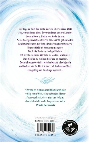 Buchcover und Innenansicht für das Buch: Vortex - Der Tag, an dem die Welt zerriss