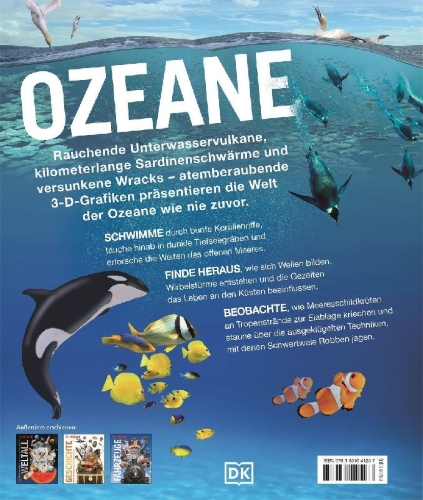 Buchcover und Innenansicht für das Buch: DK Wissen. Ozeane