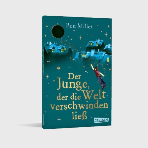 Buchcover und Innenansicht für das Buch: Der Junge, der die Welt verschwinden ließ
