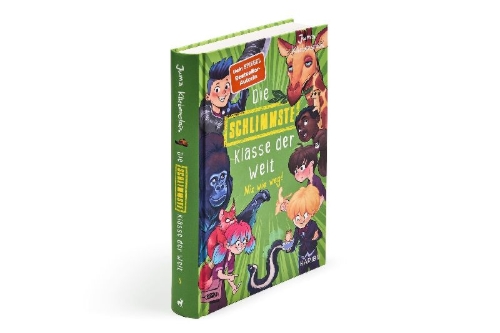 Buchcover und Innenansicht für das Buch: Die schlimmste Klasse der Welt (Band 5) - Nix wie weg!