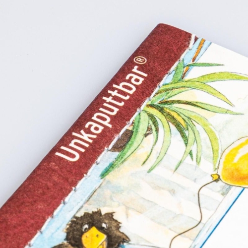 Buchcover und Innenansicht für das Buch: Unkaputtbar: Mein erstes Wimmelbuch: Ein Tag in der Kita