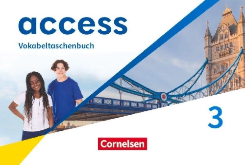 Buchcover und Innenansicht für das Buch: Access Band 3: 7. Schuljahr - Vokabeltaschenbuch