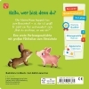 Buchcover und Innenansicht für das Buch: Mein erstes Vorlese-Fühlbuch: Bist du ein Hase?