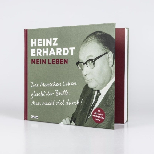 Buchcover und Innenansicht für das Buch: Heinz Erhardt: Mein Leben