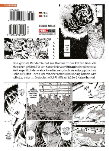 Buchcover und Innenansicht für das Buch: Night of the Living Cat 01 - Alles wird verkatzt
