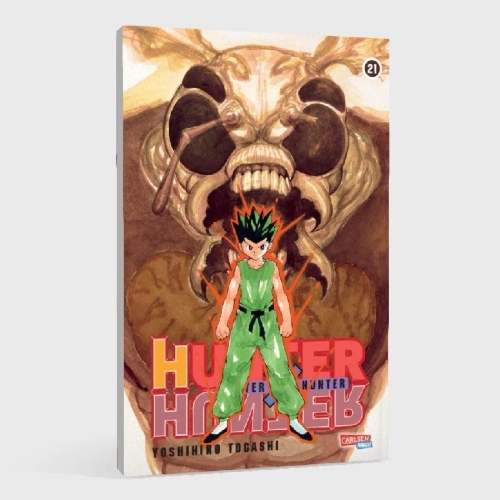 Buchcover und Innenansicht für das Buch: Hunter X Hunter