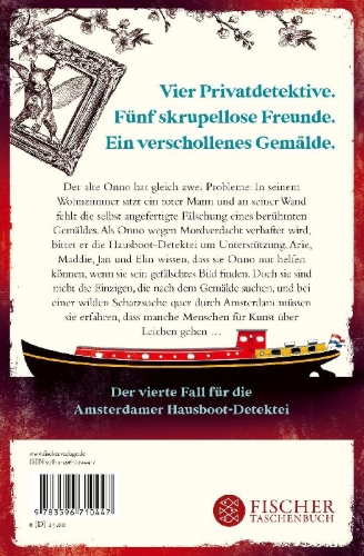 Buchcover und Innenansicht für das Buch: Die Hausboot-Detektei - Tödliche Farben