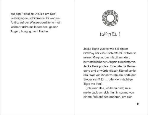 Buchcover und Innenansicht für das Buch: Tiger Warrior - Attack Of The Dragon King