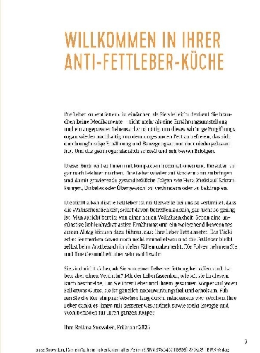 Buchcover und Innenansicht für das Buch: Das einfachste Leberfasten aller Zeiten