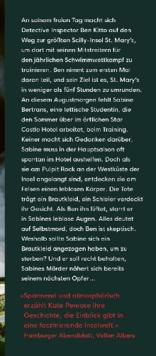 Buchcover und Innenansicht für das Buch: Pulpit Rock