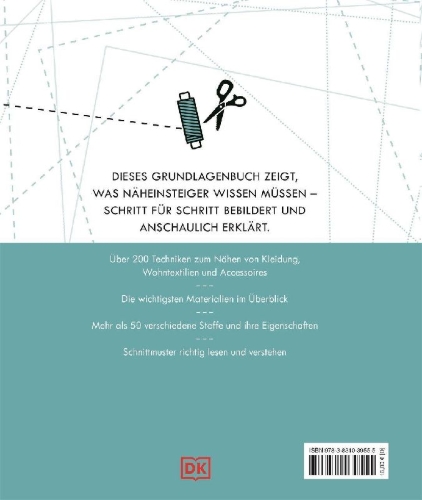 Buchcover und Innenansicht für das Buch: Nähen Schritt für Schritt