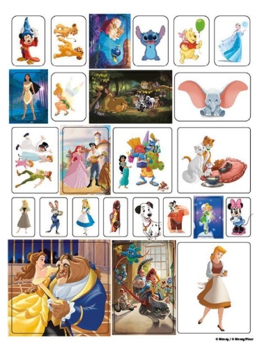 Buchcover und Innenansicht für das Buch: Disney: Der große Disney-Malblock