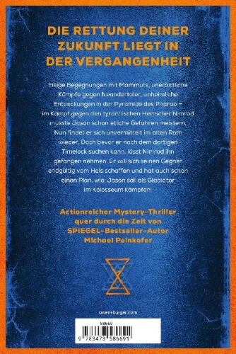 Buchcover und Innenansicht für das Buch: Timelock, Band 2 - Zeithüter